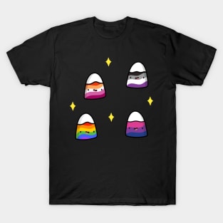 Kawaii Pride Flags Mountains T-Shirt